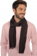 Cashmere & Seide accessoires kaschmir schals scarva schwarzbraun 170x25cm